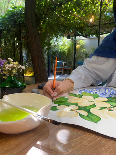 کلاس های حضوری آبرنگ به صورت خصوصی و نیمه خصوصی